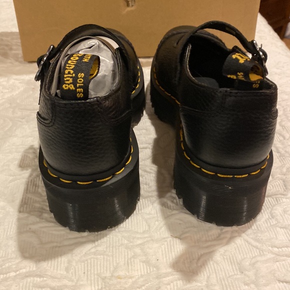 Dr. Martens NIB SZ 8 Adina flower black Mary Jane - Picture 3 of 6